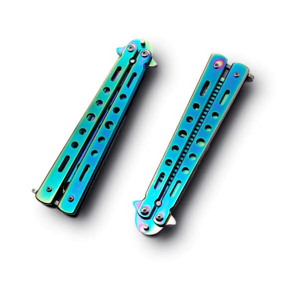Stainless Steel Practice Trainer Tactical Knife for Beginners (8)
