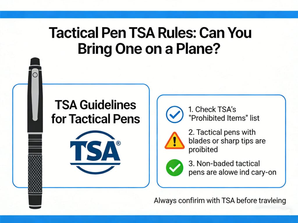 Tactical Pen TSA Rules Can You Bring One on a Plane