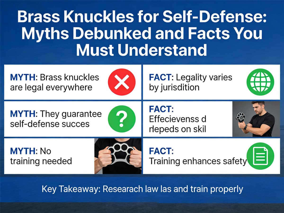 Brass Knuckles for Self-Defense Myths Debunked and Facts You Must Understand (2)
