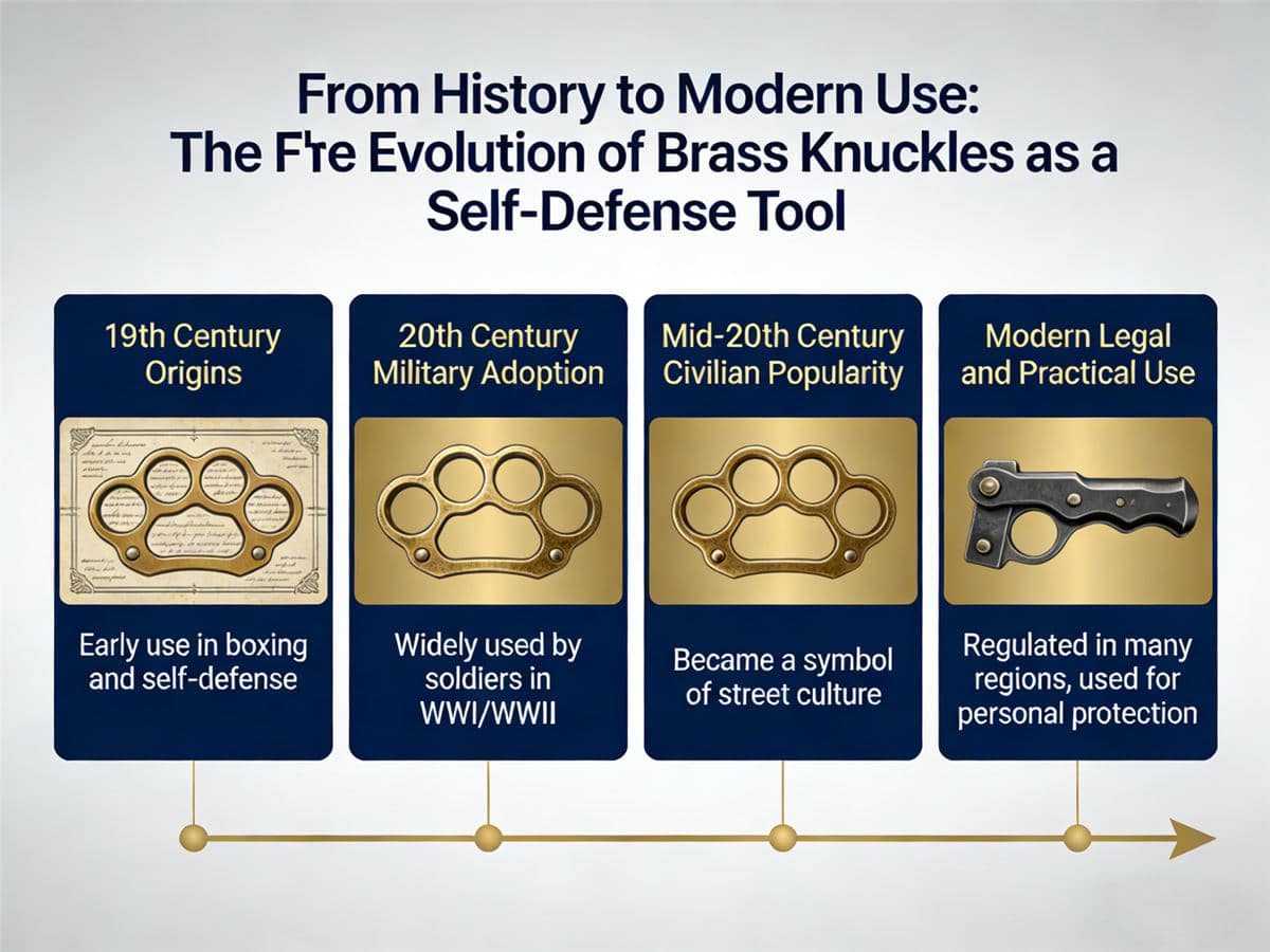 From History to Modern Use The Evolution of Brass Knuckles as a Self-Defense Tool