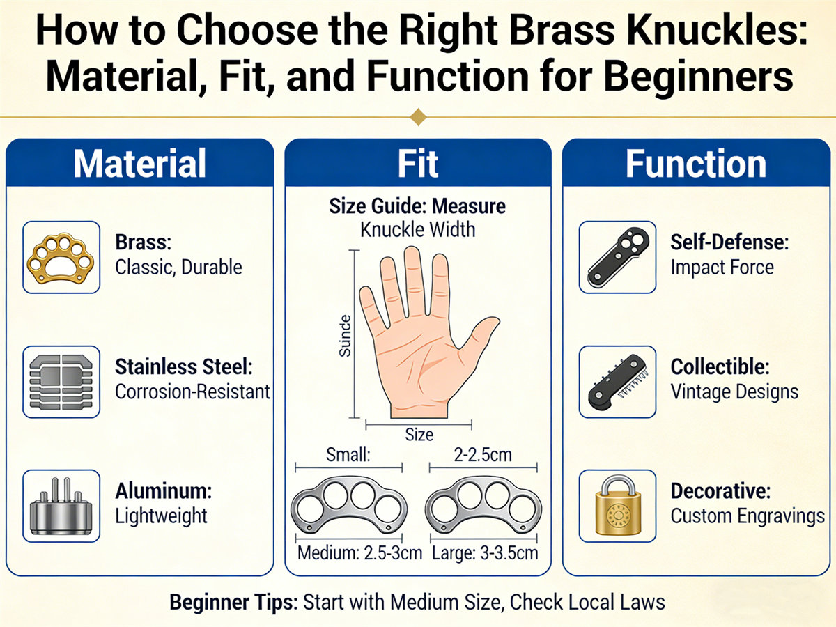 How to Choose the Right Brass Knuckles Material, Fit, and Function for Beginners (2)