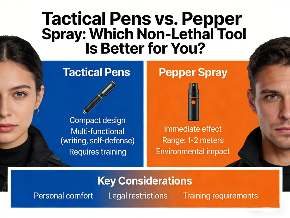 Tactical Pens vs. Pepper Spray Which Non-Lethal Tool Is Better for You (2)
