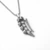Alloy Skull-Design Knuckle Duster Pendant