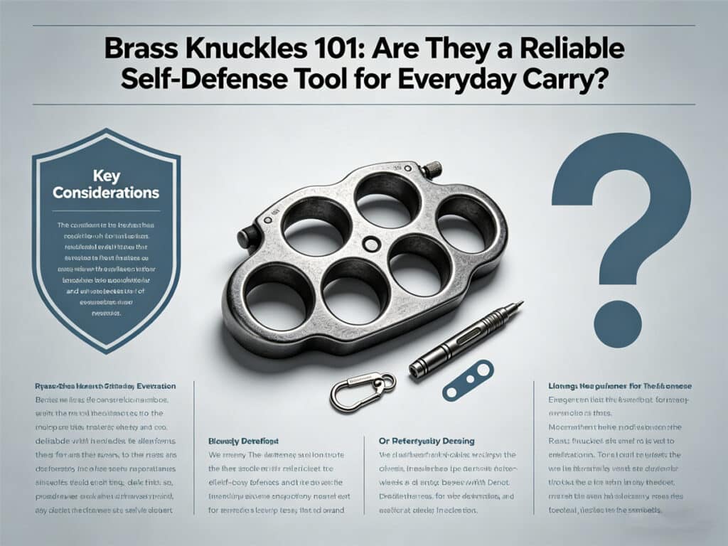 Brass Knuckles 101 Are They a Reliable Self-Defense Tool for Everyday Carry