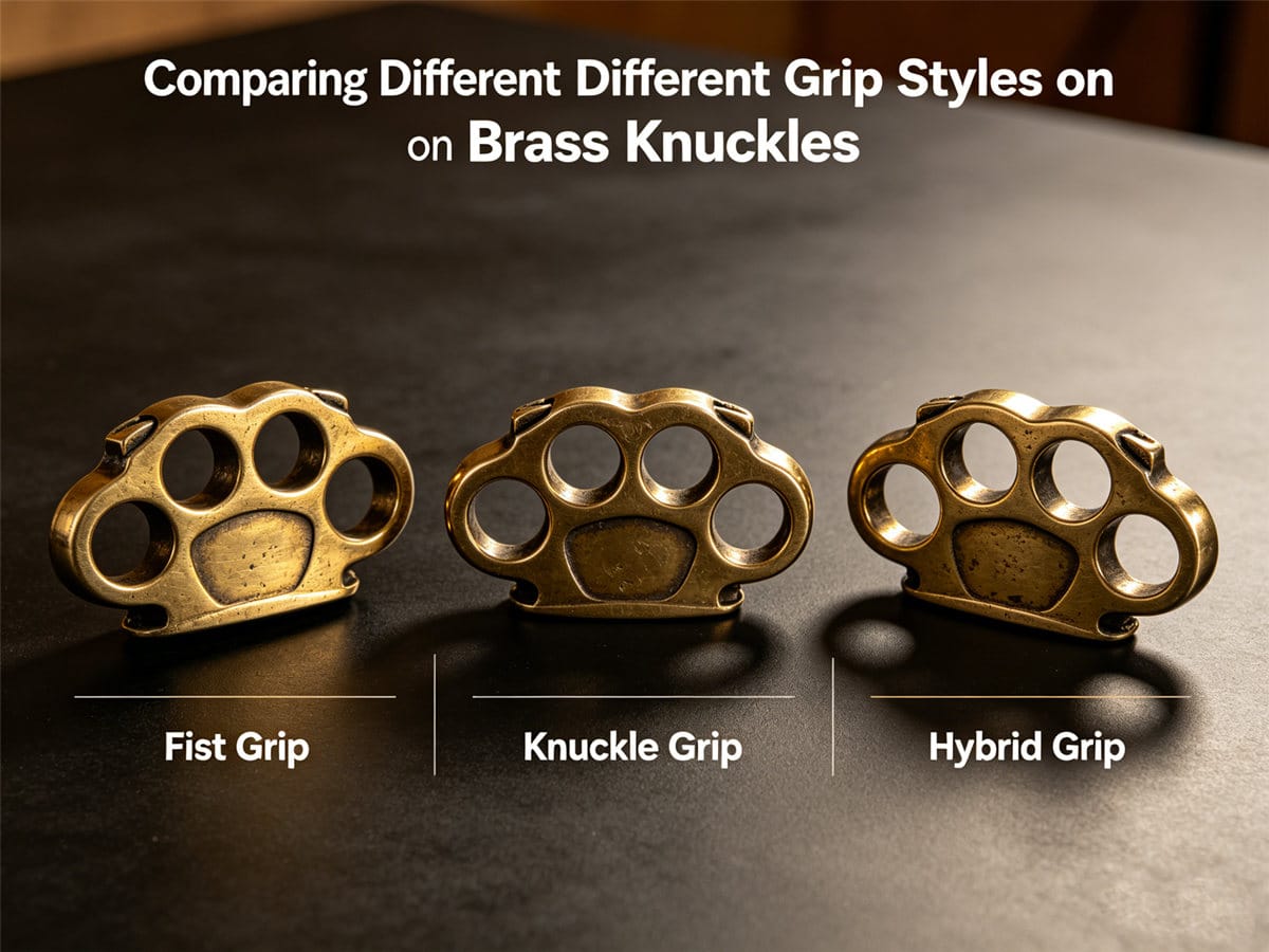 Comparing Different Grip Styles on Brass Knuckles - BKM