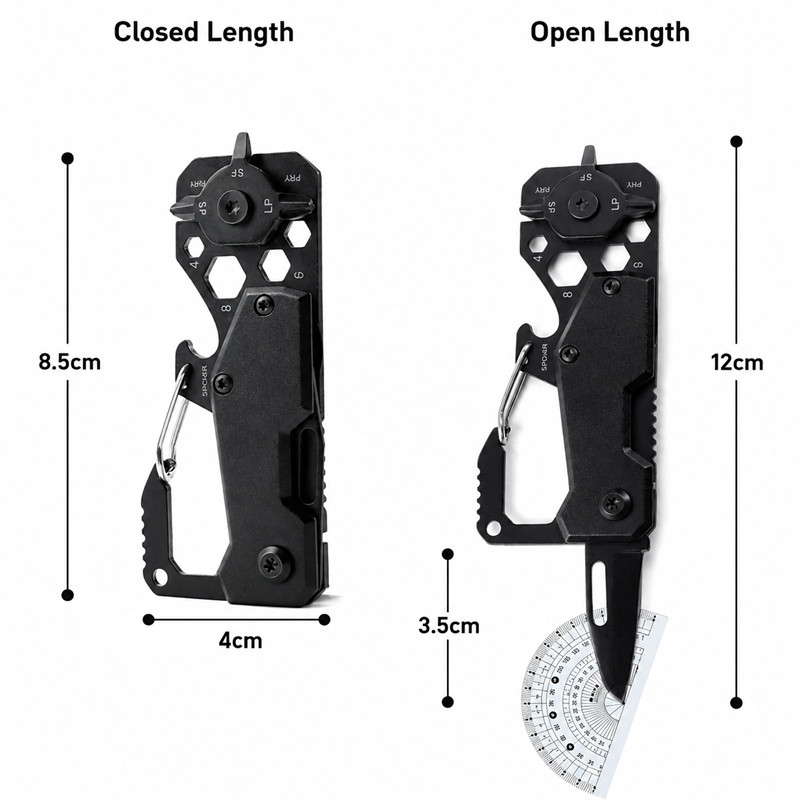 Outdoor High-Hardness EDC Mini Pocket Folding Knife Size
