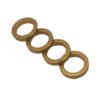 Aluminum Alloy Foldable EDC Rescue Ring 4 Finger Brass Knuckle Gold 1