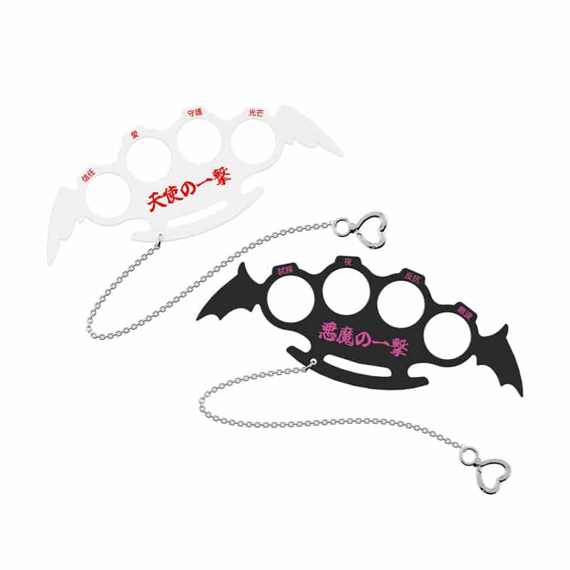 Angel Demon Acrylic Knuckle Duster Pendant