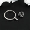 Dark Rose Women's Anti-Attack Rotating Ring (2)