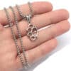 Stainless Steel Brass Knuckle Pendant Necklace (4)