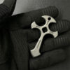 Tactical Defense Cross Pendant Knuckle Duster (3)