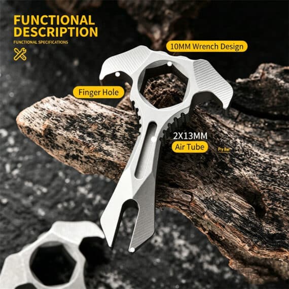 Titanium Alloy EDC Portable Pry Bar Multitool (2)