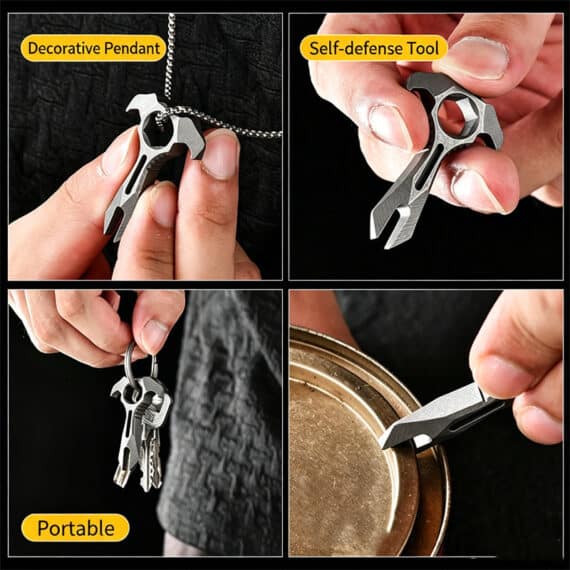 Titanium Alloy EDC Portable Pry Bar Multitool (3)