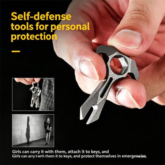 Titanium Alloy EDC Portable Pry Bar Multitool (4)