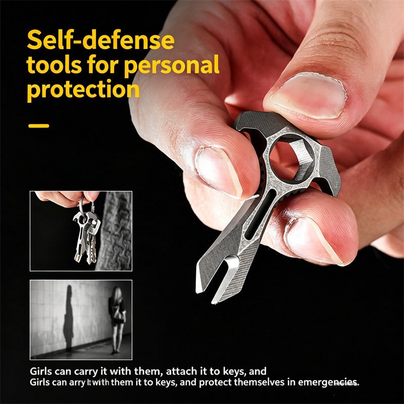 Titanium Alloy EDC Portable Pry Bar Multitool (4)