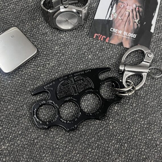 Waist-Hanging Keychain Knuckle Duster