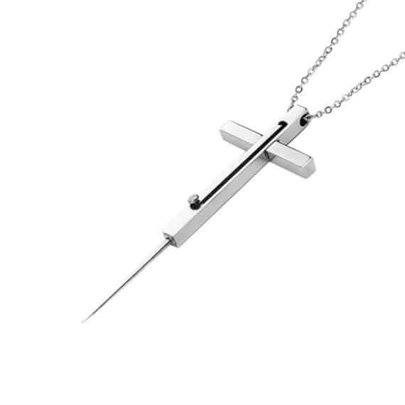 Women's Concealed Self-Defense Necklace Pendant (4)