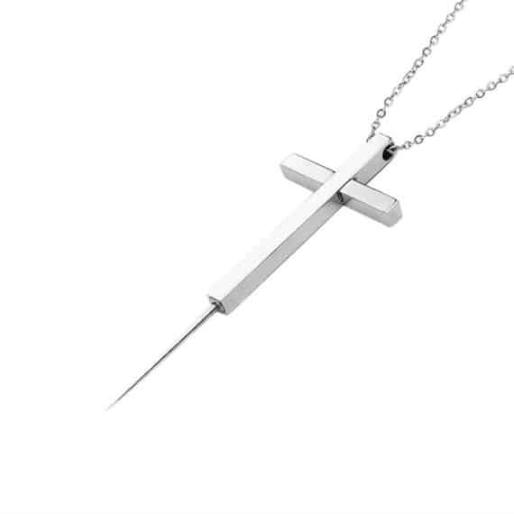 Women's Concealed Self-Defense Necklace Pendant