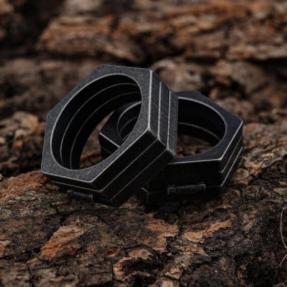 Titanium Steel Self-defense Women's Ring