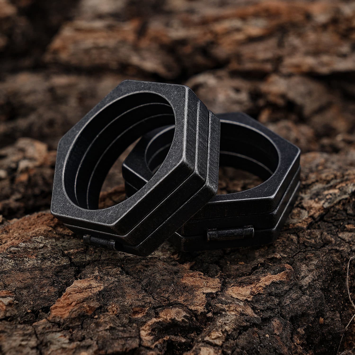 Titanium Steel Self-defense Women's Ring