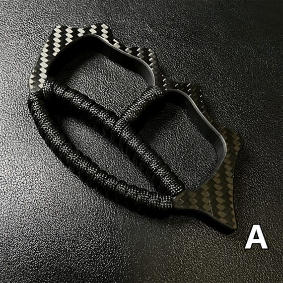 Carbon Fiber Four-Finger Knuckle Duster Type A
