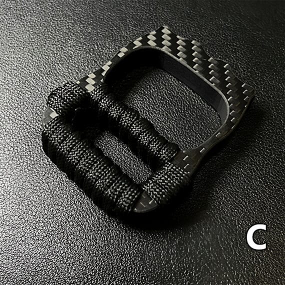 Carbon Fiber Four-Finger Knuckle Duster Type C