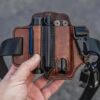 EDC Tactical Tool Leather Holster Survival Waist Pack