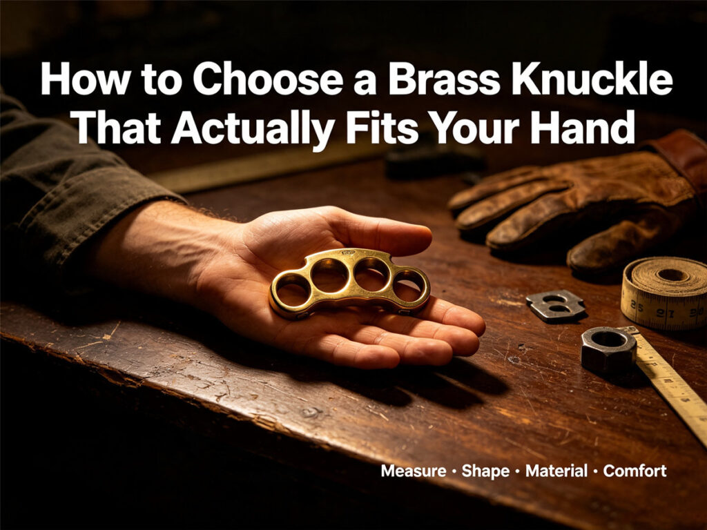 How to Choose a Brass Knuckle That Actually Fits Your Hand