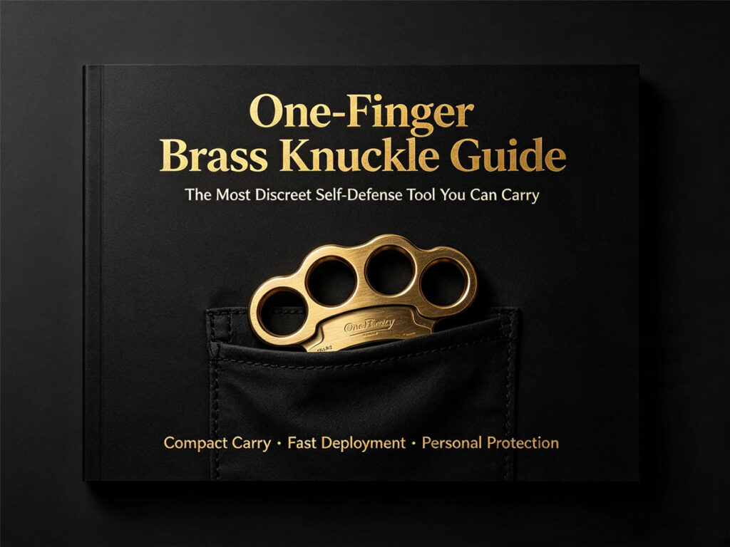 One-Finger Brass Knuckle Guide The Most Discreet Self-Defense Tool You Can Carry