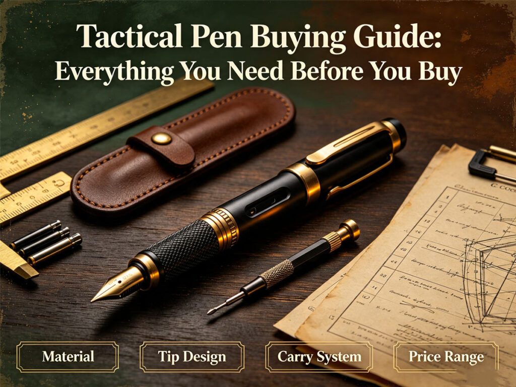Tactical Pen Buying Guide Everything You Need Before You Buy