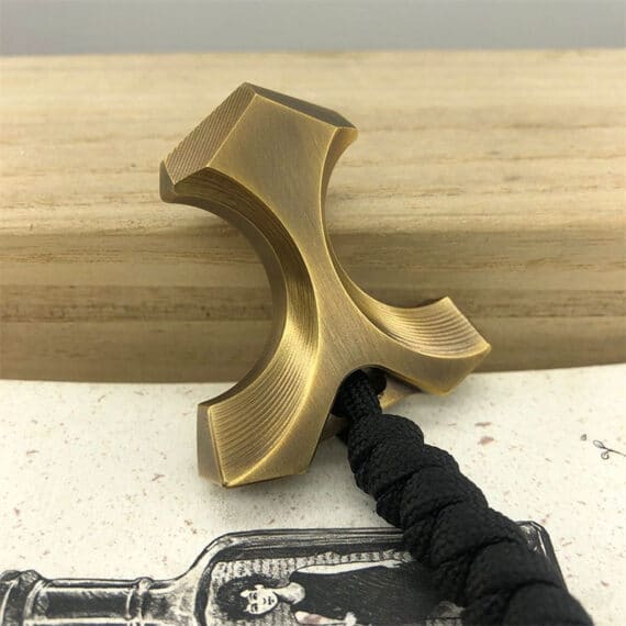 Brass Cruciform Window EDC Punch & Escape Tool (2)