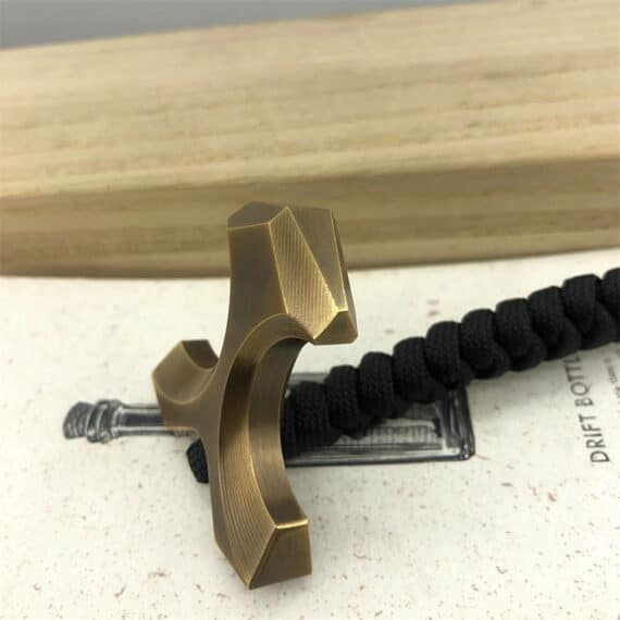 Brass Cruciform Window EDC Punch & Escape Tool (4)