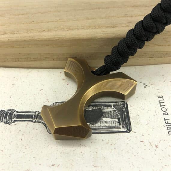 Brass Cruciform Window EDC Punch & Escape Tool (5)