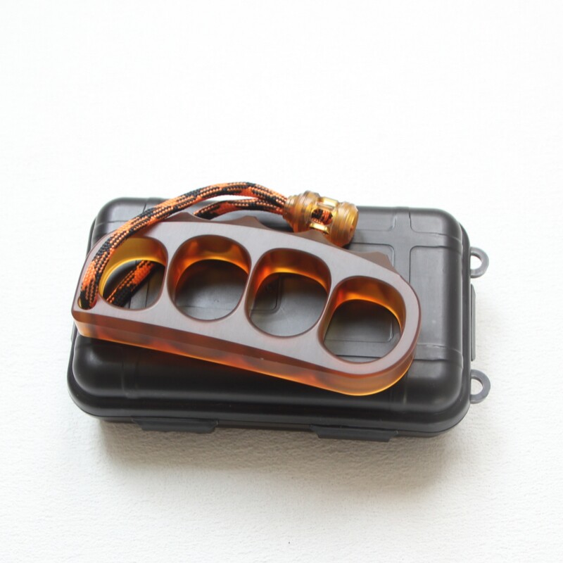 High-Strength Resin Knuckle Duster Ring & Keychain (3)
