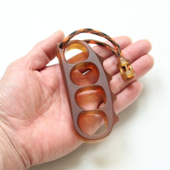 High-Strength Resin Knuckle Duster Ring & Keychain (5)
