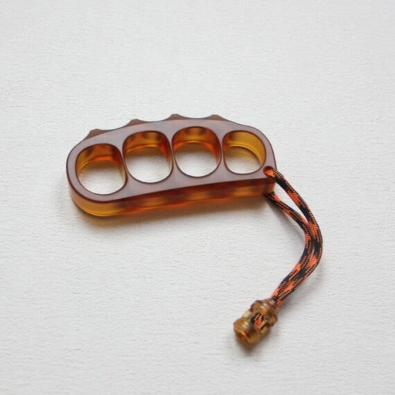High-Strength Resin Knuckle Duster Ring & Keychain