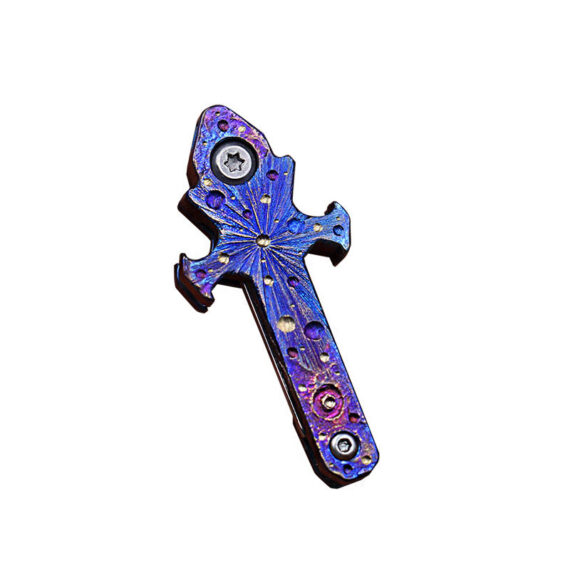 Mini Titanium Alloy Knife Keychain Bottle Opener (4)