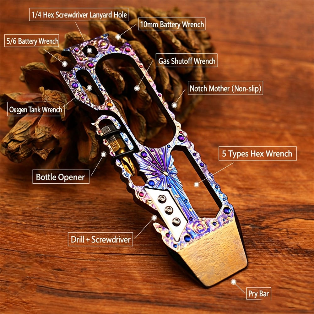 Multi-Function Titanium Alloy Pry Bar Bottle Opener (Limited Edition) (4)