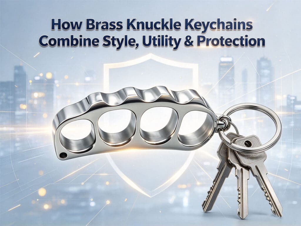 How Brass Knuckle Keychains Combine Style, Utility & Protection